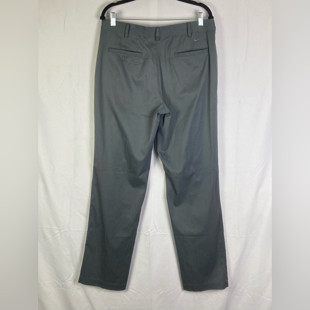 Nike Golf Pants Mens 32x34 Gray Dri-Fit Stretch Lightweight Performance Golf EUC - Picture 3 of 8